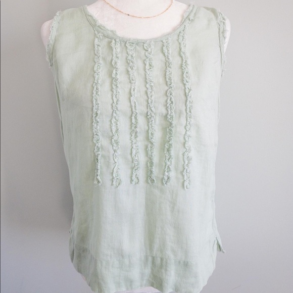 Tank Blouse with Button-Up detail - Picture 4 of 6